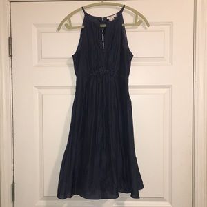 Silk blend dress